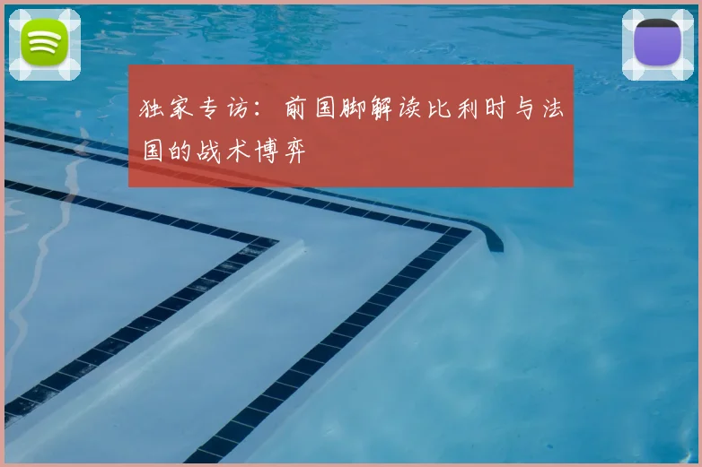 独家专访:前国脚解读比利时与法国的战术博弈