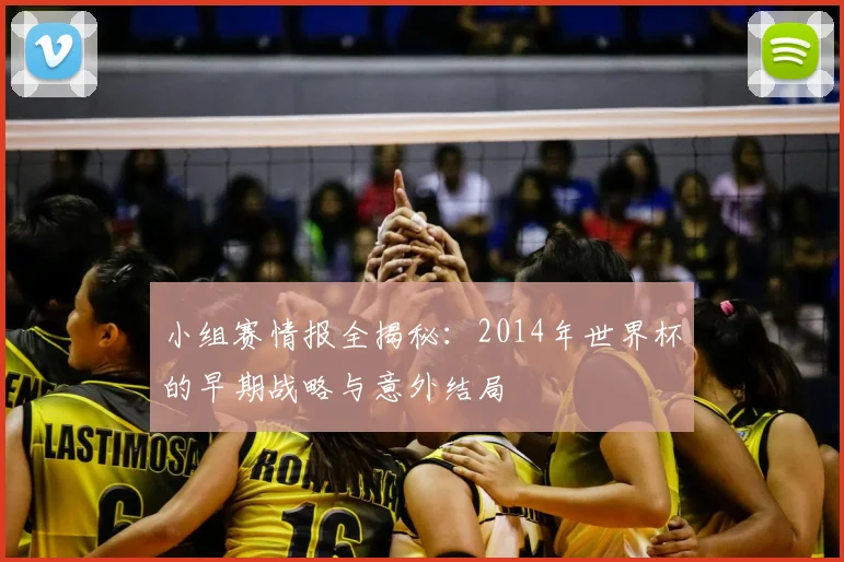 小组赛情报全揭秘:2014年世界杯的早期战略与意外结局